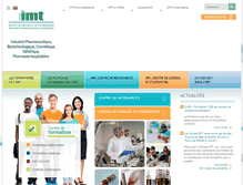 Tablet Screenshot of groupe-imt.com